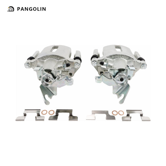 PANGOLIN 2Pcs Rear Brake Calipers 18-B4926 18-B4927 Fits for 2005-2014 Mustang Base/GT Disc Brake Calipers with Bracket Assembly Replace Part OE 18B4926, 18B4927, 5R3Z2553AA, 7R3Z2553A