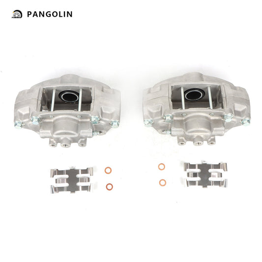 PANGOLIN 2Pcs Rear Brake Calipers 19-6182 19-6183 Fits for 2009-2018 Nissan 370Z, 2009-2018 INFINITI FX50 G37 M37 N56 Q50 Q60 Q70 Q70L QX70 Disc Brake Calipers with Bracket Assembly Replace Part