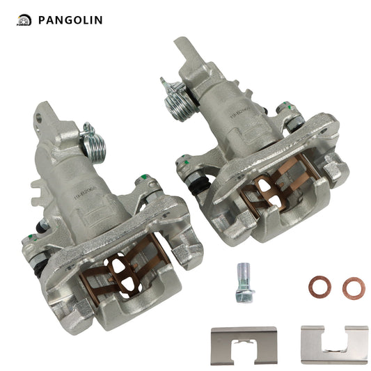 PANGOLIN 2Pcs Rear Brake Calipers 19-B2068, 19-B2069 Fits for 1998-2007 Honda Accord, 2004-2008 Acura TSX Disc Brake Calipers with Bracket Assembly Replace Part OE 43019S84A52, 43018S84A52