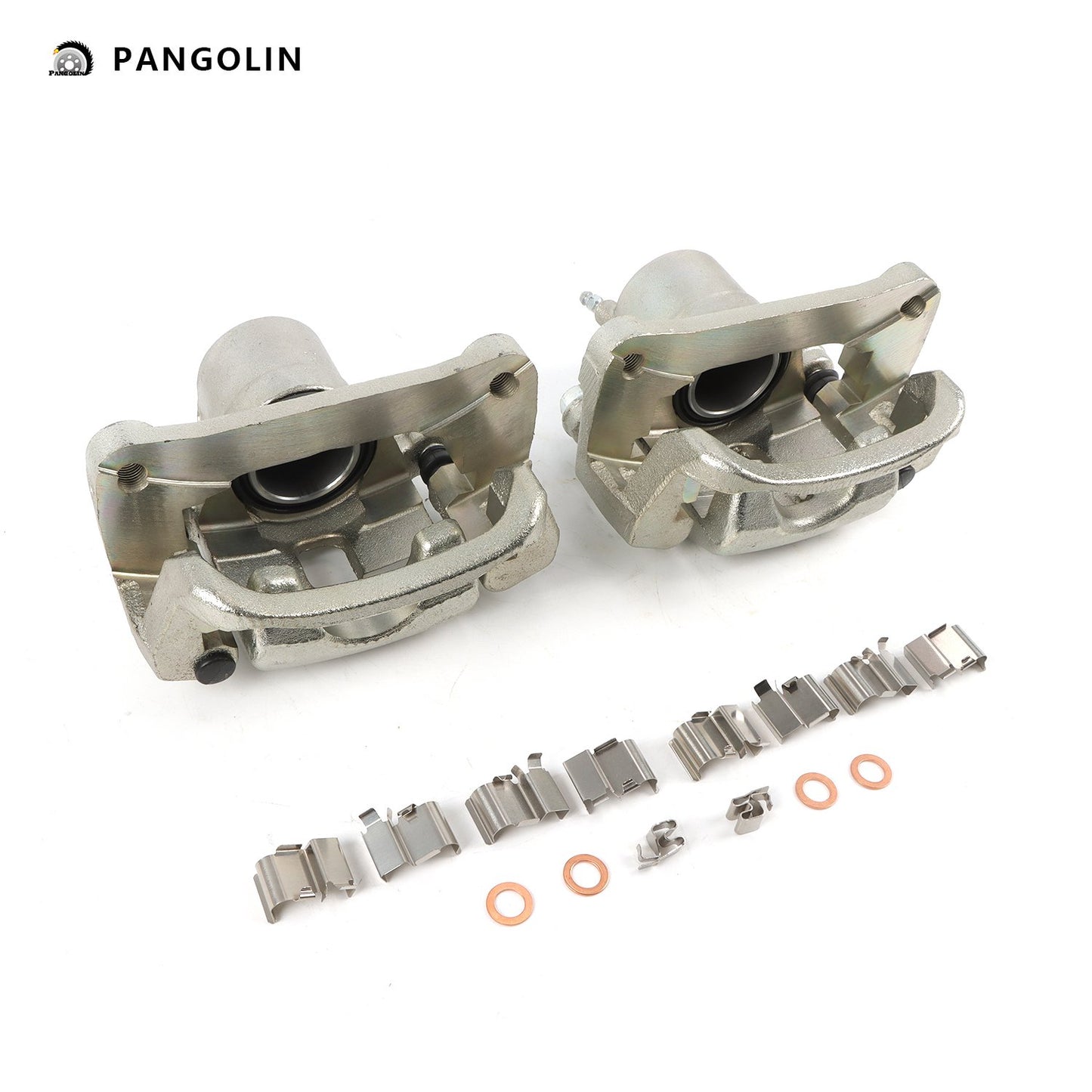 PANGOLIN 2Pcs Rear Brake Calipers 19-B3276 19-B3277 Fits for 2007-2016 Toyota Tundra, 2008-2016 Toyota Sequoia Disc Brake Calipers with Bracket Assembly Replace Part OE 19B3276, 19B3277