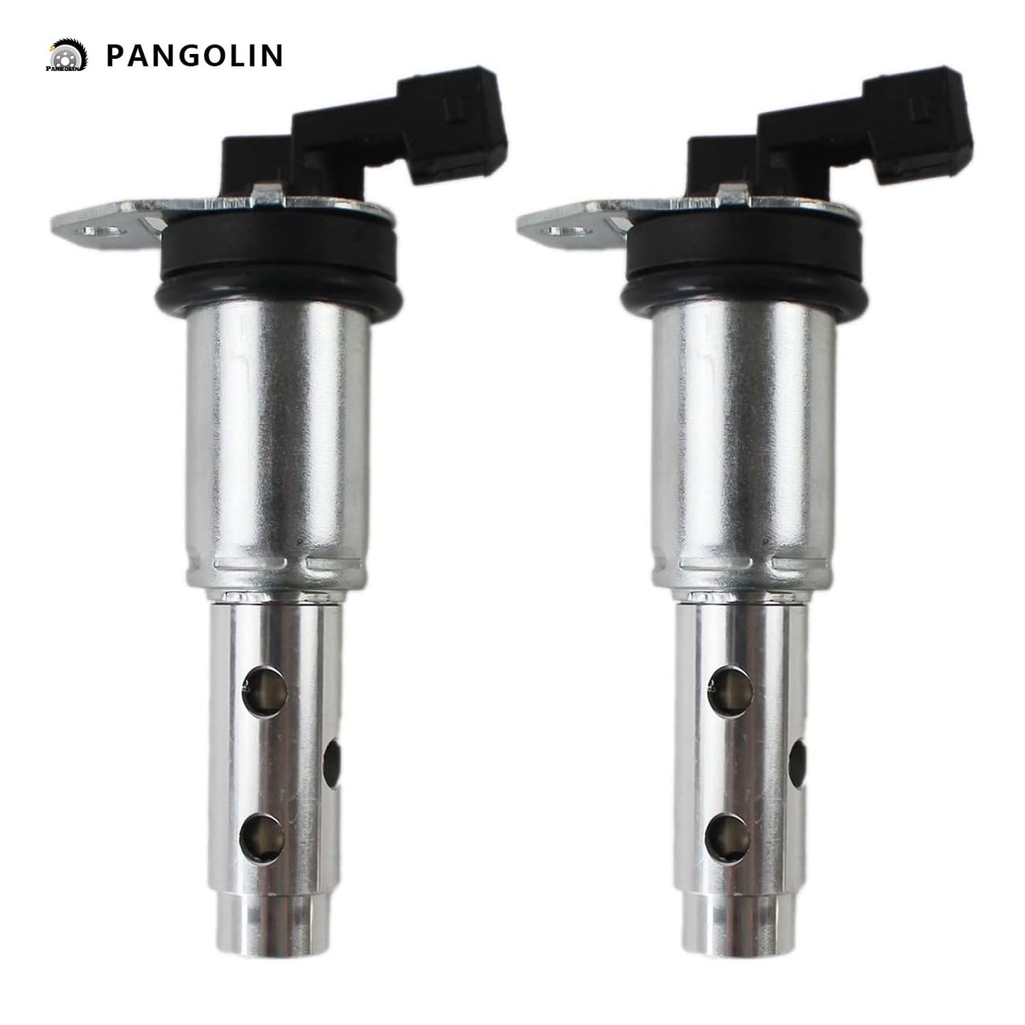 PANGOLIN 2Pcs Vanos Camshaft Solenoid Valve 11367585425 Fits for BMW E82 E90 E92 E60 F10 E83 E70 E85 E89, N51/N52/N54 Engine Variable Timing Oil Control Valve Solenoid Replacement Parts