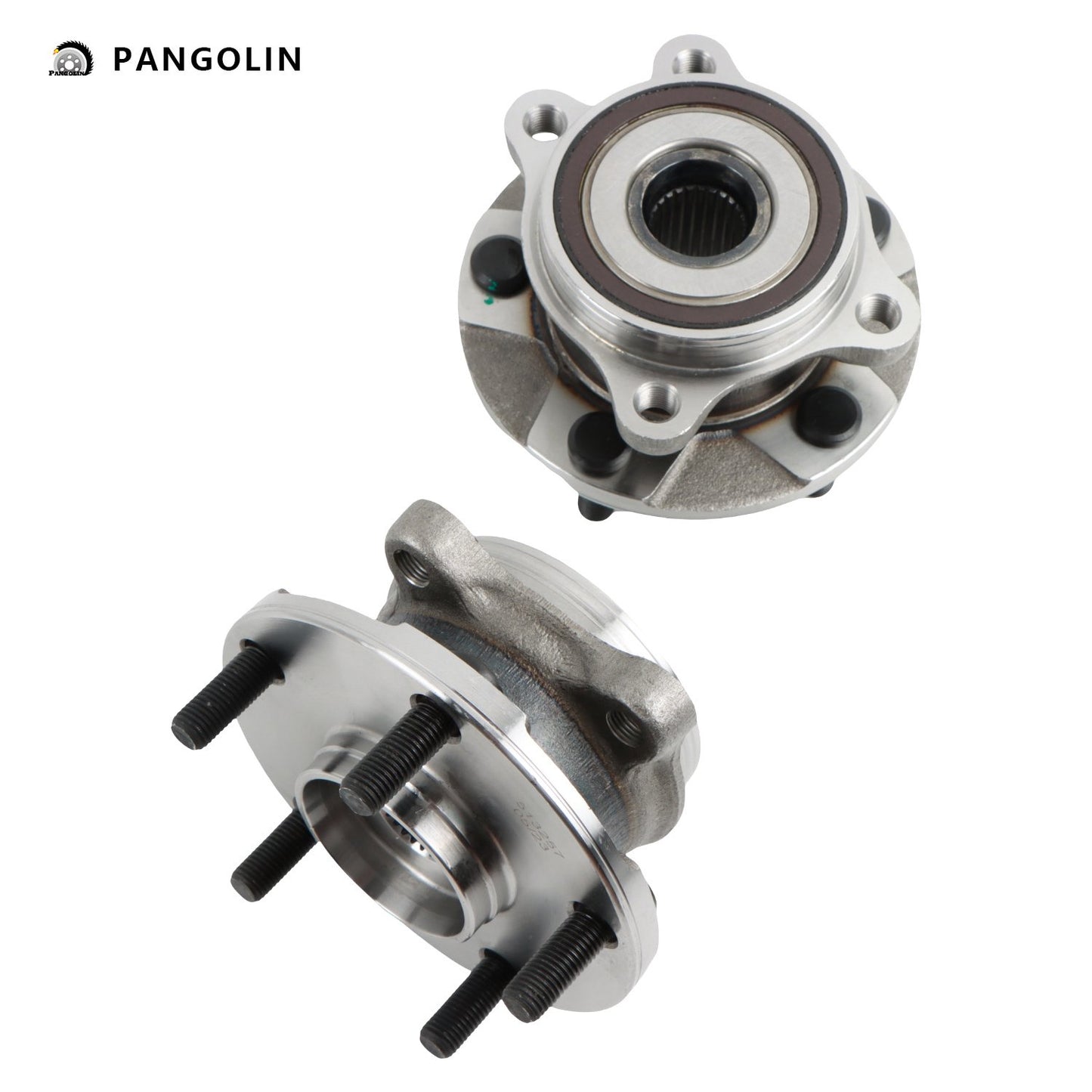 PANGOLIN 2Pcs Wheel Hubs and Bearing Assemblies 513257 Fit for 2010-2012 Lexus HS250h, 2008-2016 Scion xB iM tC, 2012-2018 Toyota Prius V Corolla Front Wheel Bearing Hub Assembly Replace Part