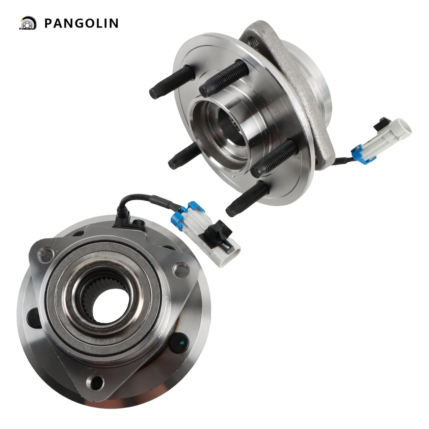 PANGOLIN 2Pcs Wheel Hubs and Bearing Assemblies 513276 Fit for 2007-2015 Chevrolet Captiva Sport Equinox, 2007-2009 Pontiac Torrent Front Wheel Bearing Hub Assembly Replace Part OE WE60994, BR930663