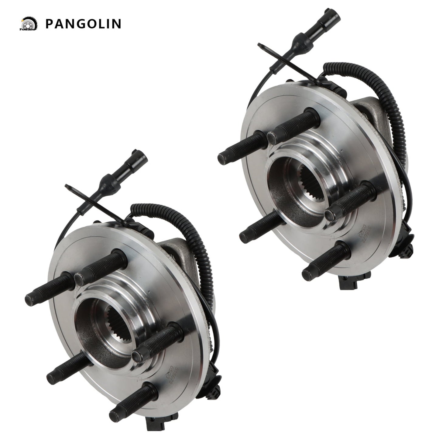 PANGOLIN 2Pcs Wheel Hubs and Bearing Assemblies 515078 Fit for 2006-2010 Explorer Sport Trac Explorer, 2006-2010 Mercury Mountaineer Front Wheel Bearing Hub Assembly Replace Part OE H515078