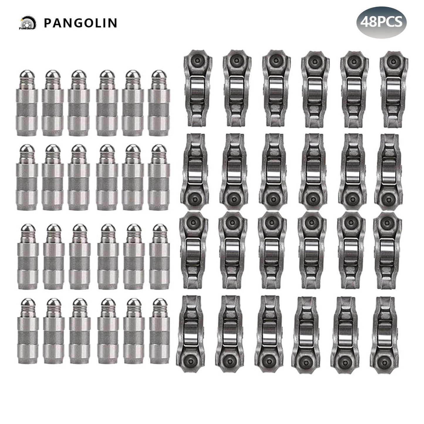 PANGOLIN 48Pcs Engine Camshafts Rockers Lifters Kit Rocker Arm & Lifter Fits 5184377AG 5184378AG for 2011-2016 Chrysler Dodge Ram 3.6L V6 Pentastar Replace Parts 5184379AG 5184380AG