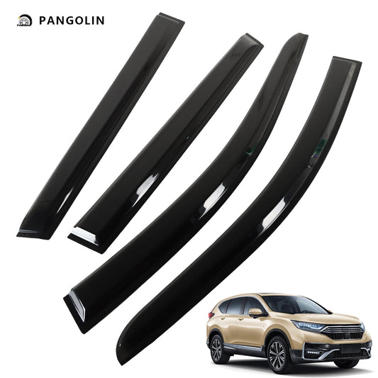 PANGOLIN 4Pcs Car Window Visors Fits for 2017-2021 Honda CR-V Sun Wind Deflector Rain Vent Window Visors Deflectors