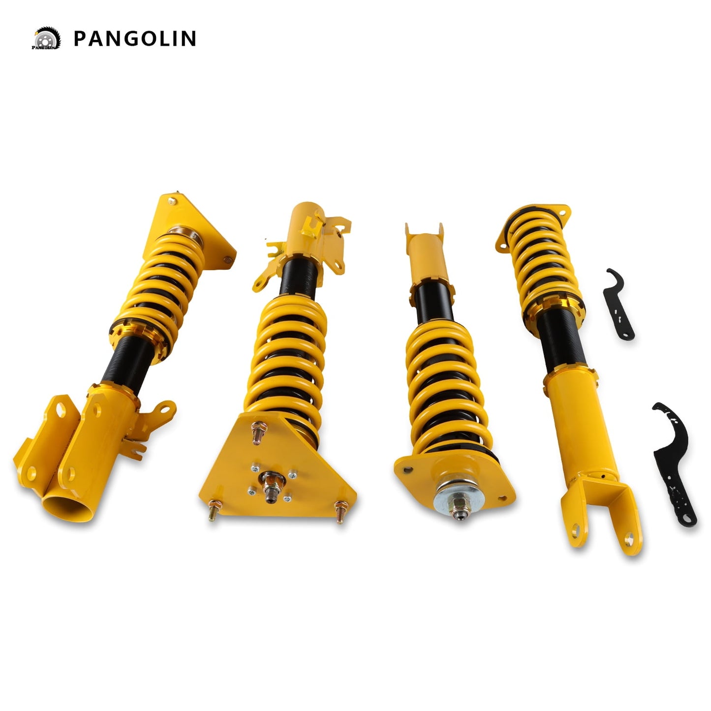 PANGOLIN 4Pcs Front Rear Full Auto Coilovers Struts Kit Fit for 2007-2015 Nissan Altima, 2009-2014 Nissan Maxima Convertible/Coupe Coilover Adjustable Height Strut Spring Suspension