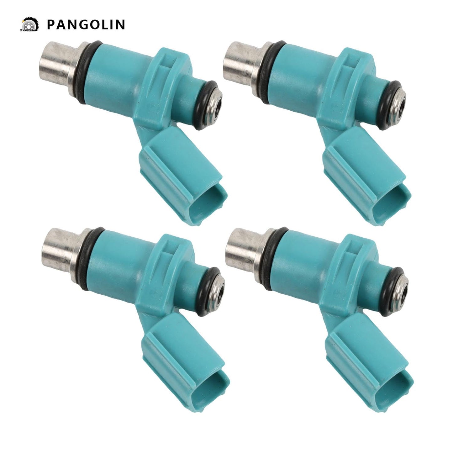 PANGOLIN 4Pcs Fuel Injector 6C5-13761-00-00 Fits for Yamaha 40-50-60 HP 4 Stroke, Yamaha 50-60 HP 2 Stroke Diesel Fuel Injectors Replacement Part