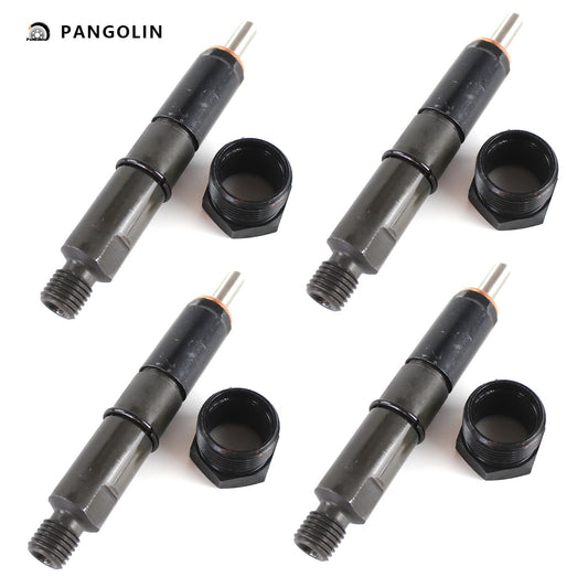 PANGOLIN 4Pcs Fuel Injector J919331 Fits for Case-IH Skid Steer 80 Super K 680L 1840 1845C Backhoe 580 Super, Backhoe Loader Diesel Fuel Injectors Replacement Part OE J919331