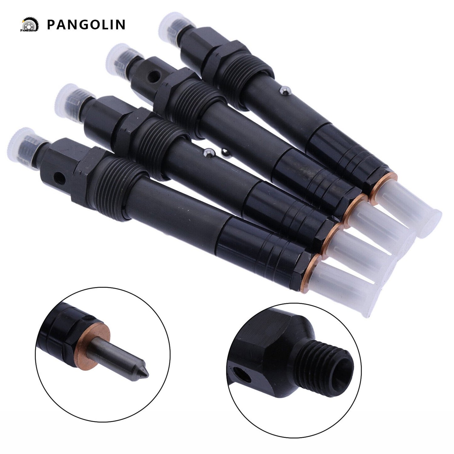 PANGOLIN 4Pcs Fuel Injector U2645A058 Fits for Perkins AR AM AS Engine1004-40TW 1004-42 Fuel Injectors Replacement Part OE U2645A058R, B00904A, 2645A058