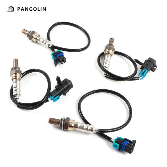 PANGOLIN 4Pcs Oxygen Sensors Fits for 2006-2007 GMC Yukon Sierra 1500, Chevrolet Avalanche Silverado 1500 Suburban 2500 Tahoe Upstream & Downstream O2 Oxygen Sensor Replacement Part OE 234-4112