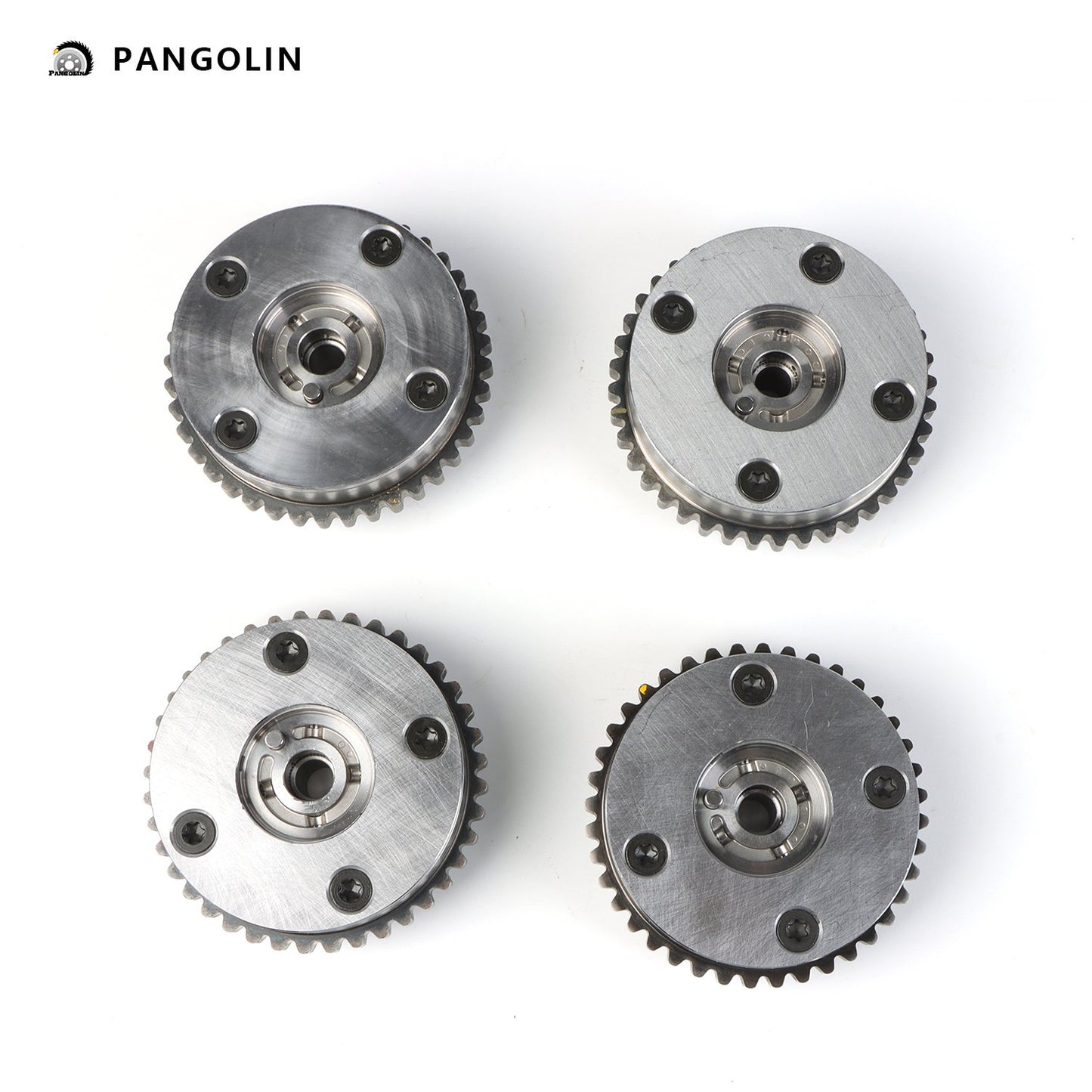 PANGOLIN 4Pcs Variable Cam Phaser 12624464 Fit for 2007-2017 Buick Enclave Allure LaCrosse, Cadillac ATS CTS STS XTS Engine Intake & Exhaust Camshaft Adjuster Timing Gear Replace Part