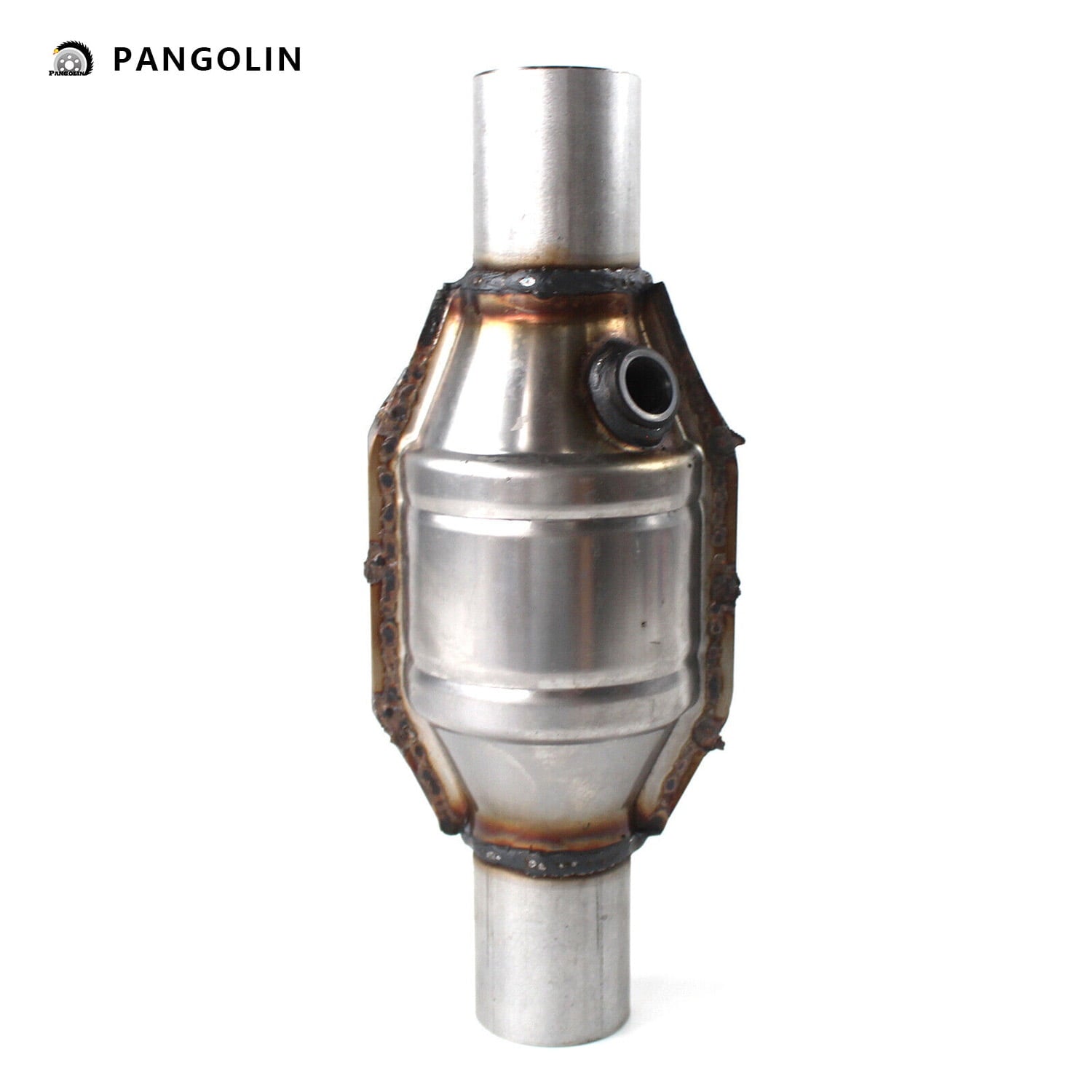thumbnail image 2 of 2-Pack 2.25" Universal High Flow Stainless Steel Catalytic Converters - EPA Compliant 2 of 4