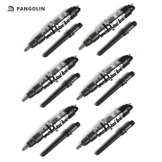 PANGOLIN 6Pcs Fuel Injector 0445120050 Fits for 2007-2012 Dodge Ram 2500 3500 6.7L Diesel Fuel Injectors Replacement Part OE 0986435518, 68027067AA, 0445120193, 0 445 120 050