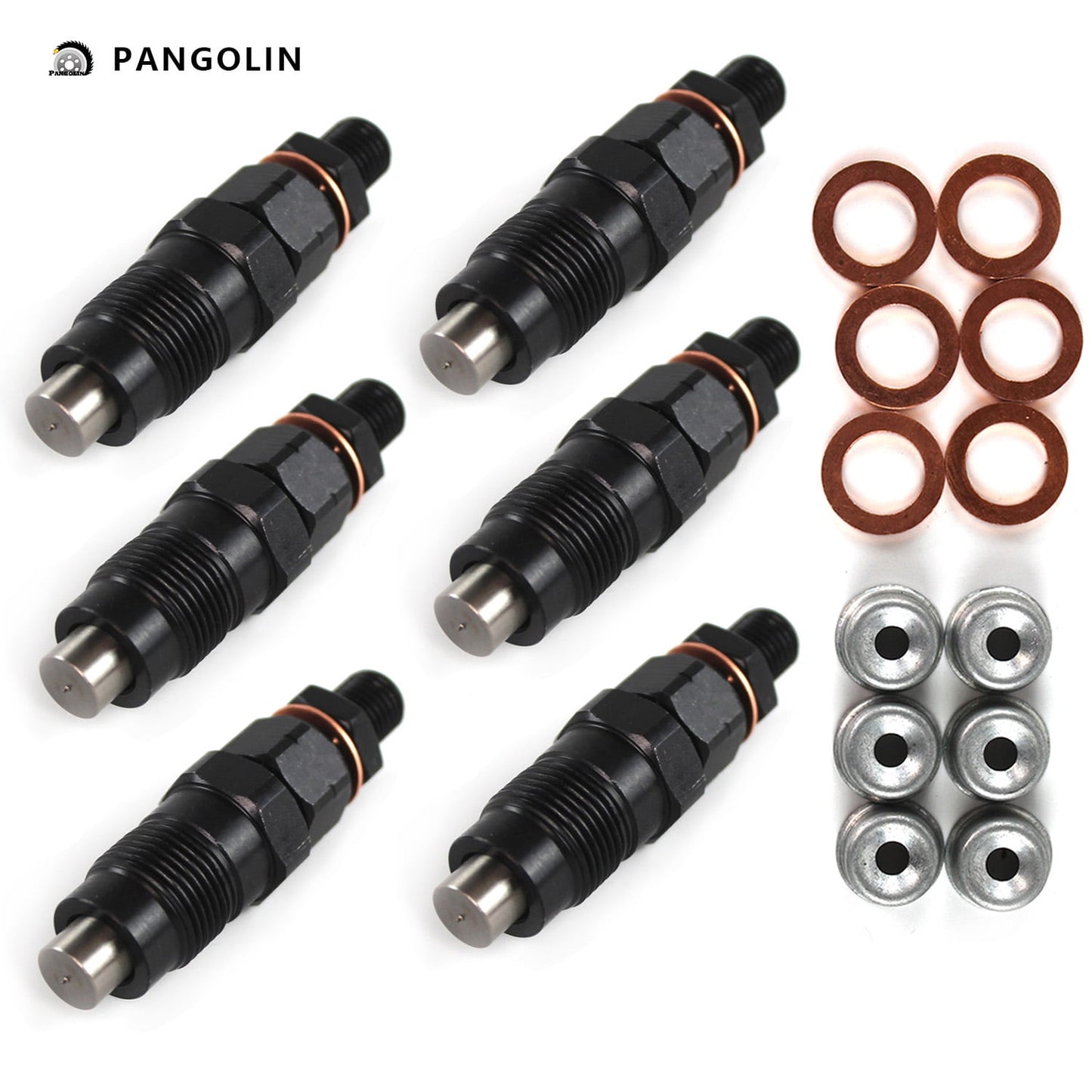 PANGOLIN 6Pcs Fuel Injector Fits for Nissan Patrol GU Y61 TD42 TD42T Engine Diesel Fuel Injectors Replacement Part