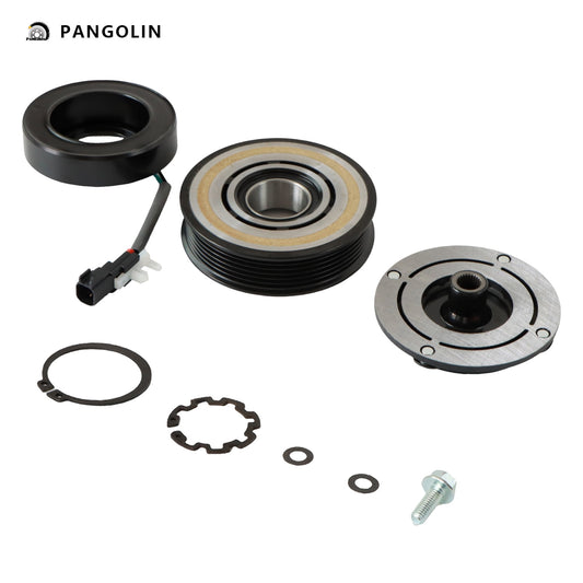 PANGOLIN A/C Air Compressor Clutch Kit 198342 Fit for 2013-2019 Ford Explorer Air Conditioning Compressor Clutch Assembly Auto Replacement Part OE 6513151, BB5Z19703C, DG1Z197003A