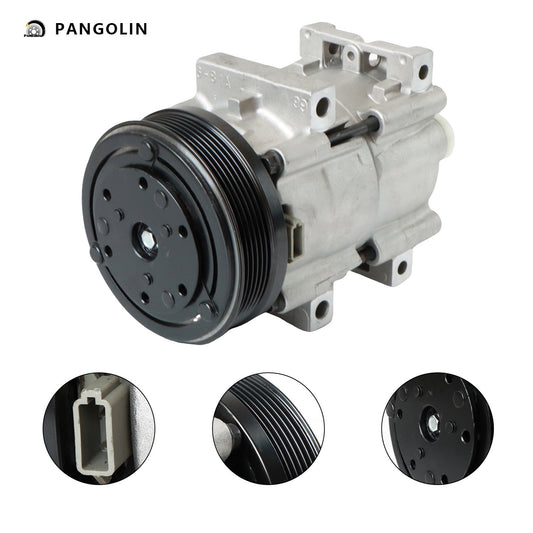 PANGOLIN A/C Compressor CO 103090C Fit for 2001-2007 Ford Taurus, 2001-2005 Mercury Sable Air Conditioning Compressor Assembly Auto Replacement Part OE C5R, 10000564, 010310, 4F1Z19V703AA