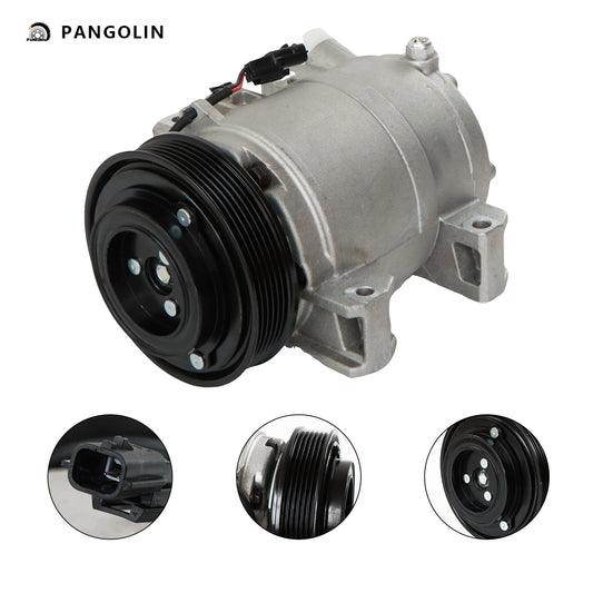 PANGOLIN A/C Compressor CO 11200C Fit for 2008-2013 Nissan Rogue 2.5L Air Conditioning Compressor Assembly Auto Replacement Part OE 10347900, 10362251, 255769, 275998, 2021180AM, 2021180R