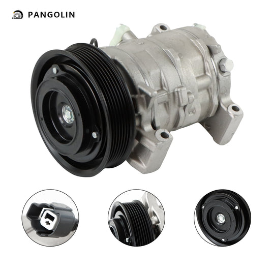 PANGOLIN A/C Compressor CO 11224C Fit for 2008-2012 Honda Accord 2.4L Air Conditioning Compressor Clutch Assembly Auto Replacement Part OE 38810R40A01, 10347590, 10361901, 639362