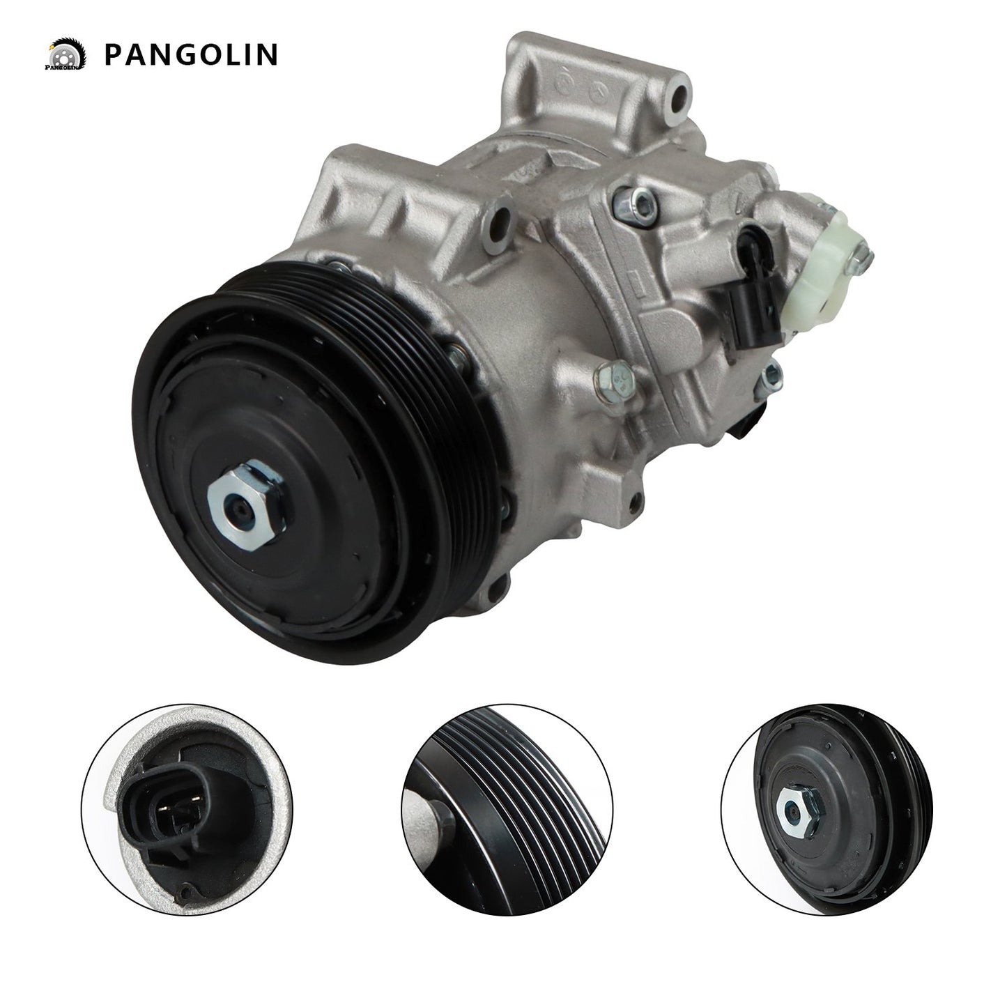 PANGOLIN A/C Compressor CO 11303C Fit for 2012-2015 Toyota Camry, 2009-2012 Toyota RAV4 Air Conditioning Compressor Assembly Auto Replacement Part OE 6512815, 883100R014, 2022690, 157367, 158367