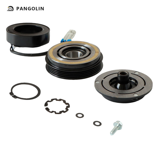 PANGOLIN A/C Compressor Clutch Kit 10S20F Fit for 2000-2014 Chevrolet Silverado 1500 2500 2500 HD 3500 3500 HD Air Conditioning Compressor Clutch Assembly Auto Replacement Part OE 1805, FS784550SR