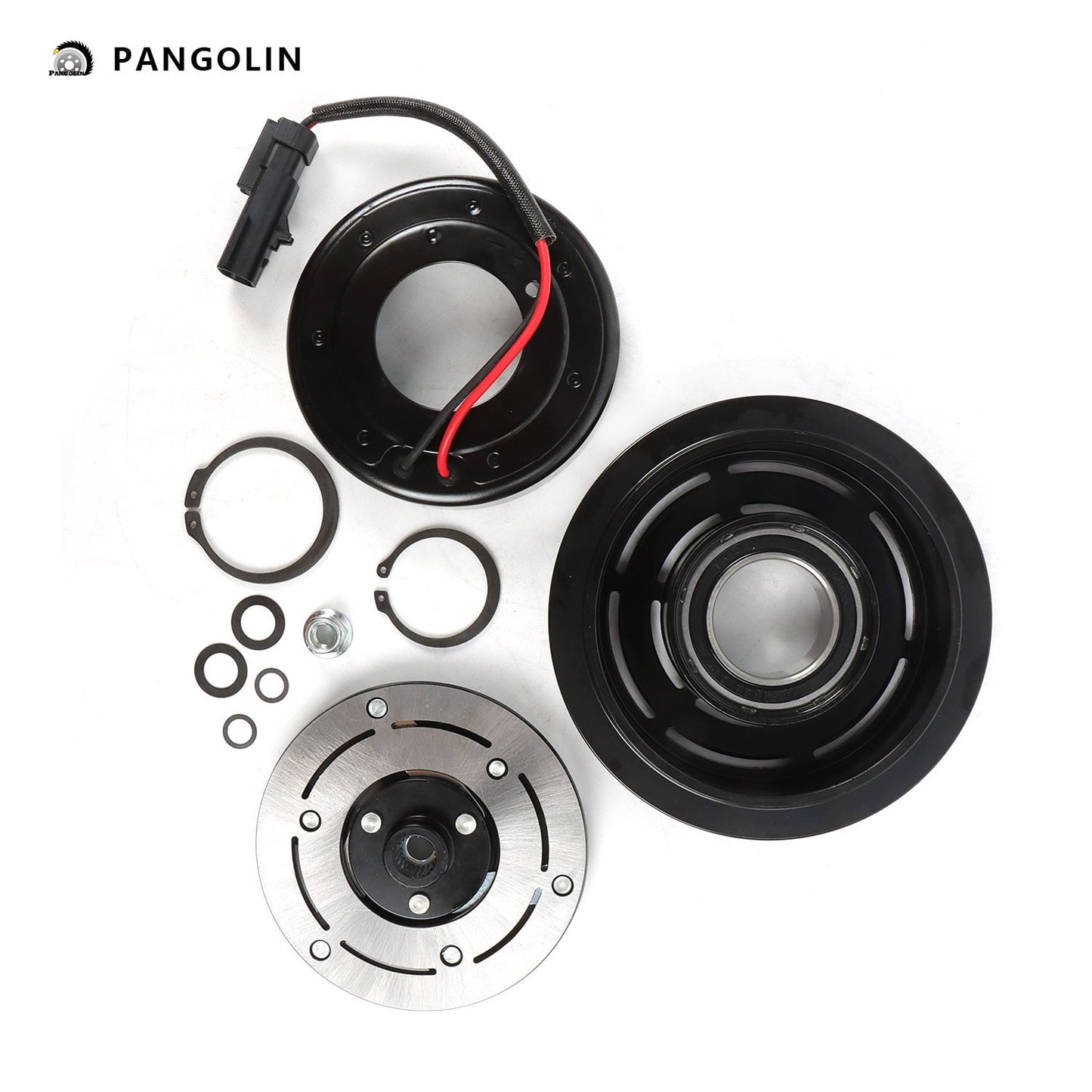 PANGOLIN A/C Compressor Clutch Kit 1358 Fit for 1994-2001 Dodge Dakota 3.9L Air Conditioning Compressor Clutch Assembly Auto Replacement Part