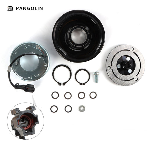 PANGOLIN A/C Compressor Clutch Kit 1368 Fit for 2014-2018 Subaru Forester 2.5L Air Conditioning Compressor Clutch Assembly Auto Replacement Part