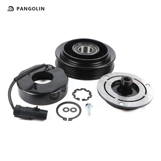 PANGOLIN A/C Compressor Clutch Kit 1408 Fit for 2004-2007 Dodge Dakota 3.7L 4.7L Air Conditioning Compressor Clutch Assembly Auto Replacement Part