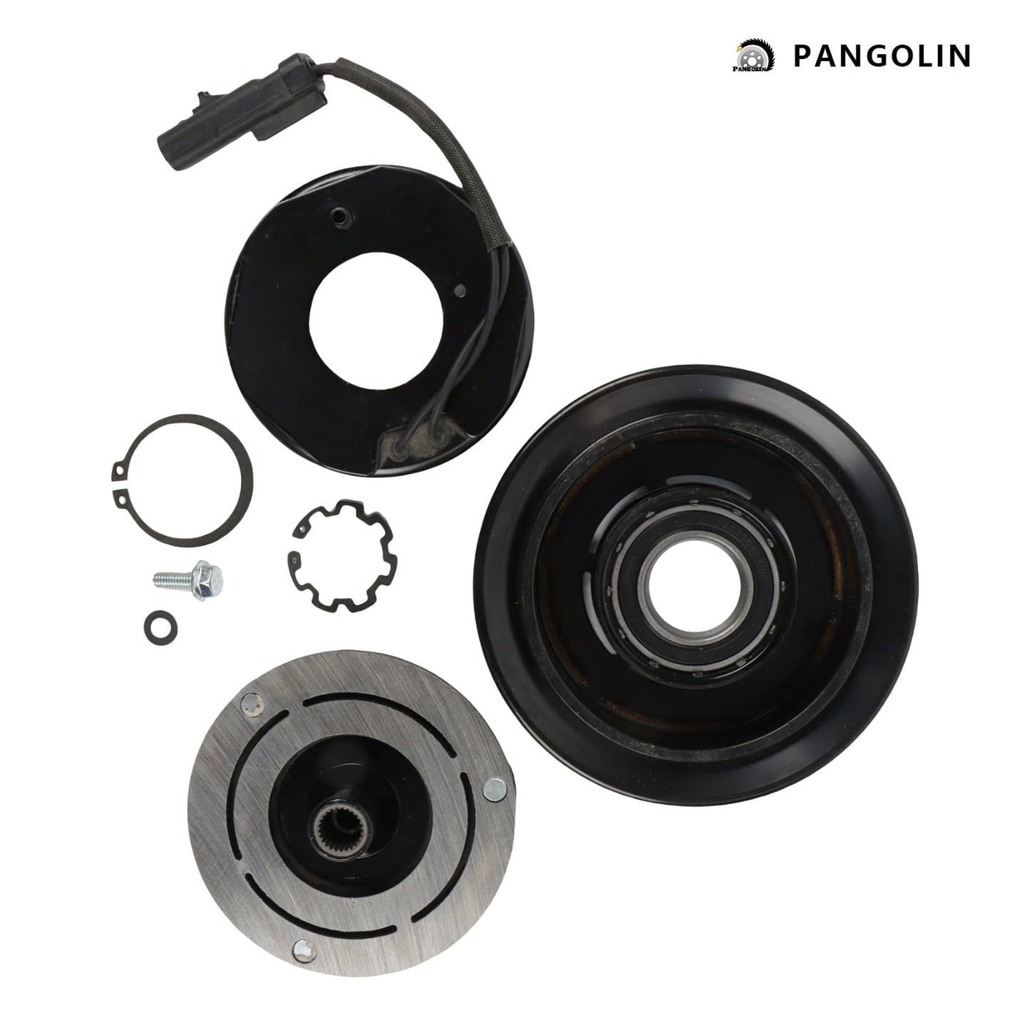 PANGOLIN A/C Compressor Clutch Kit 1913 Fit for 2011 2013 Ram 1500 5.7L Air Conditioning Compressor Clutch Assembly Auto Replacement Part