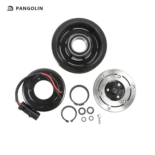 PANGOLIN A/C Compressor Clutch Kit 1942 Fit for 1994-2005 Dodge Ram 2500 Ram 3500 Air Conditioning Compressor Clutch Assembly Auto Replacement Part OE 55036561AB, 16001534-101, 16001534-102