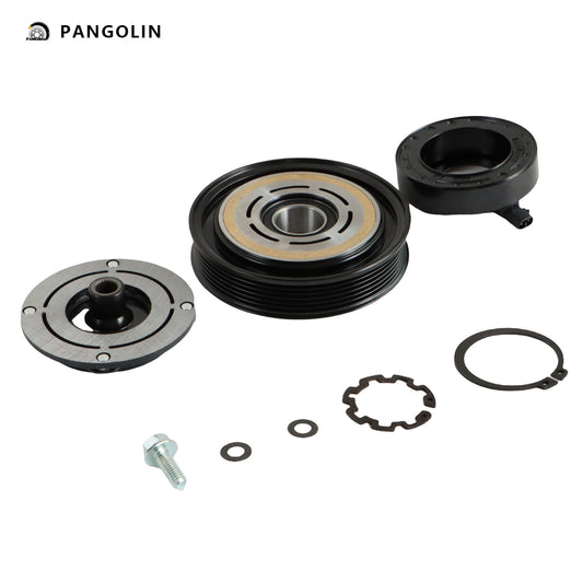 PANGOLIN A/C Compressor Clutch Kit 4710535 1510 Fit for 2003-2007 Honda Accord 3.0L Air Conditioning Compressor Clutch Assembly Auto Replacement Part OE 4711001, 4711535, 4711537, 4711562