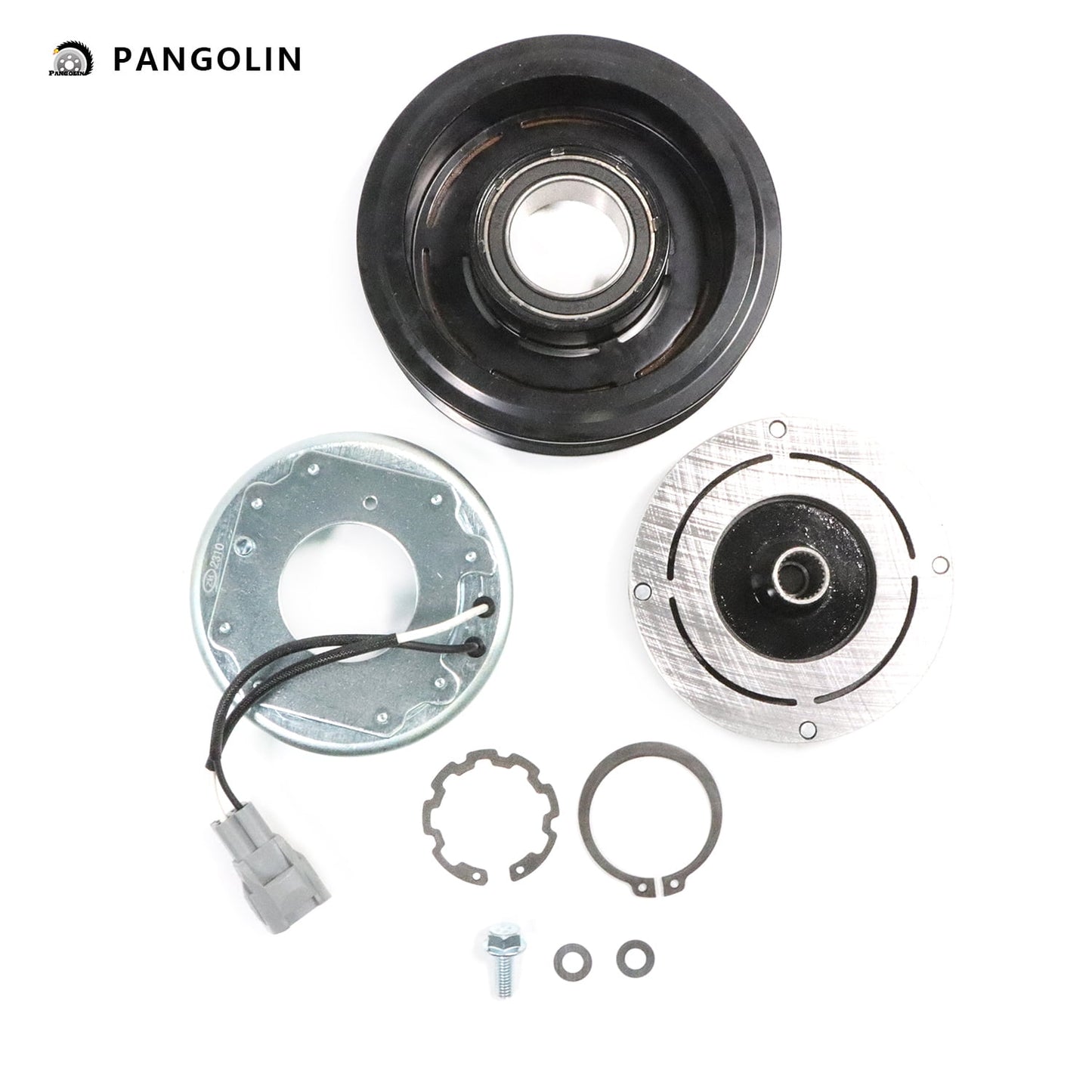 PANGOLIN A/C Compressor Clutch Kit 68140664AC Fit for 2014-2017 Ram 1500 5.7L Air Conditioning Compressor Clutch Assembly Auto Replacement Part OE 14-0592C, CO 29182C, 6513144