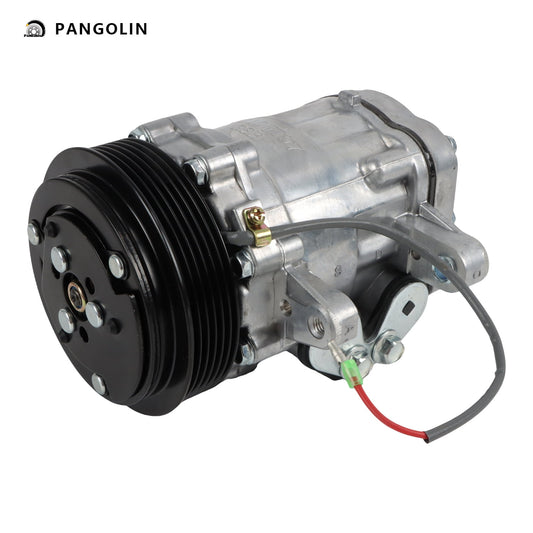 PANGOLIN A/C Compressor Fits for 1992-2008 Freightliner Argosy B2 Cascadia M2 106 Sprinter 2500 Century Class Front Air Conditioning Compressor Replace Part OE# CO 7176C, 7176, 6512769