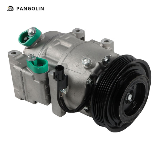 PANGOLIN A/C Compressor Fits for 2007-2009 Hyundai Santa, 2006-2011 Hyundai Azera, 2007-2012 Kia Sorento Optima Front Air Conditioning Compressor Replace Part OE# CO 10916C, 977012B250, 977012B251