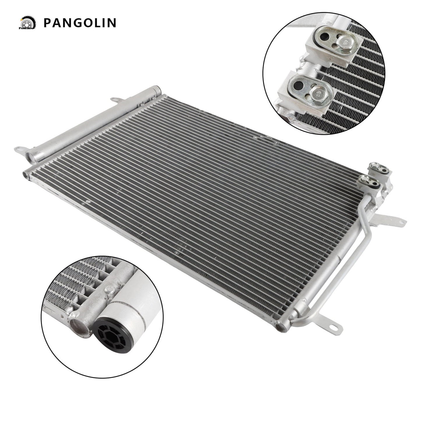 PANGOLIN A/C Condenser 3889 Fit for 2009-2018 Volkswagen Jetta, 2012-2019 Volkswagen Beetle Air Conditioning Condenser Auto Replacement Part OE 73889, 5C0816411, 5C0820411G, VW3030132