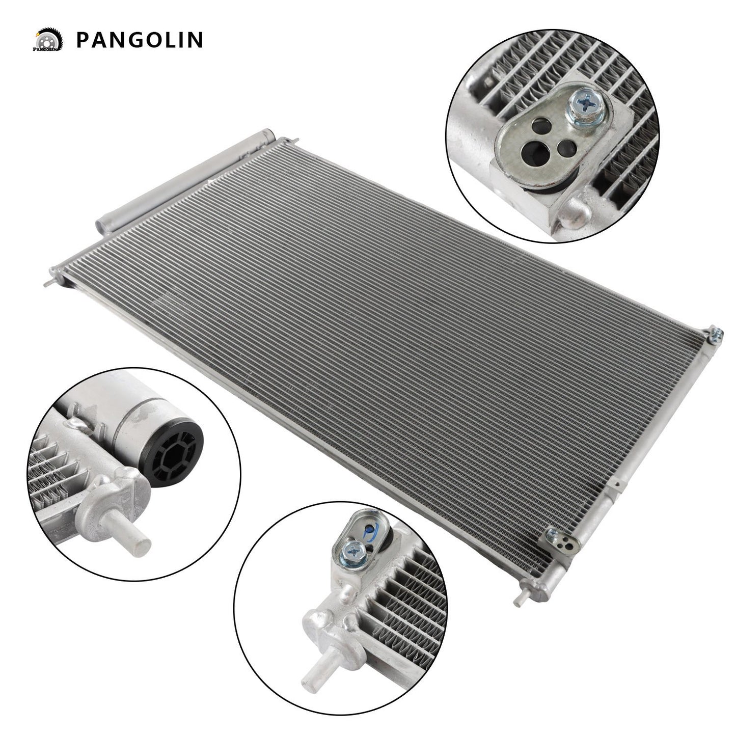 PANGOLIN A/C Condenser 3892 Fit for 2011-2017 Honda Odyssey Air Conditioning Condenser Auto Replacement Part OE 73892, 80110TK8A01, 80110TK8A02, HO3030155