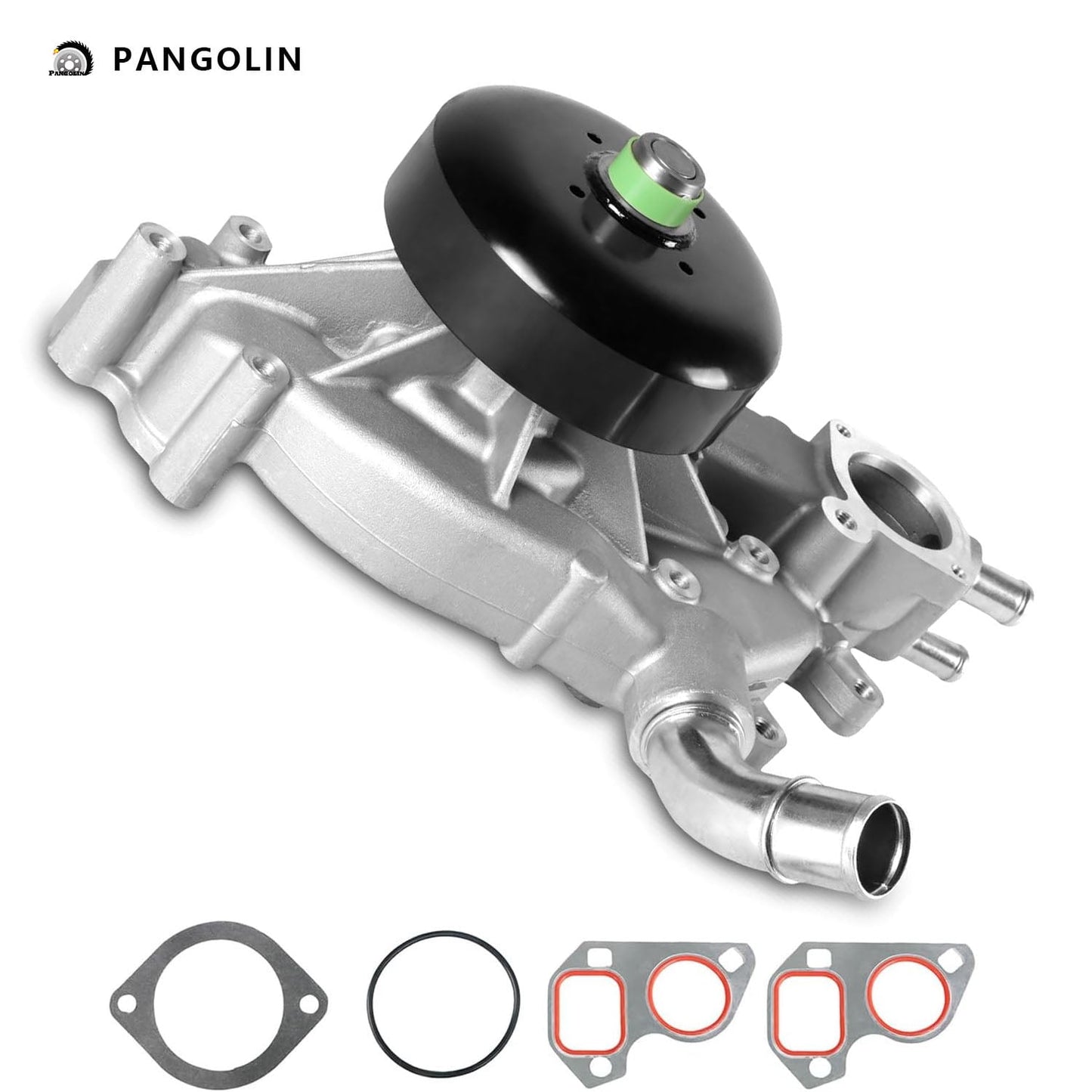 PANGOLIN Automobile Engine Professional Water Pump with Thermostat Assy AW5104 AW5087 Fits for Trailblazer, SSR, Silverado, Escalade, Avalanche, Suburban, Tahoe, Sierra 4.8L 5.3L 6.0L