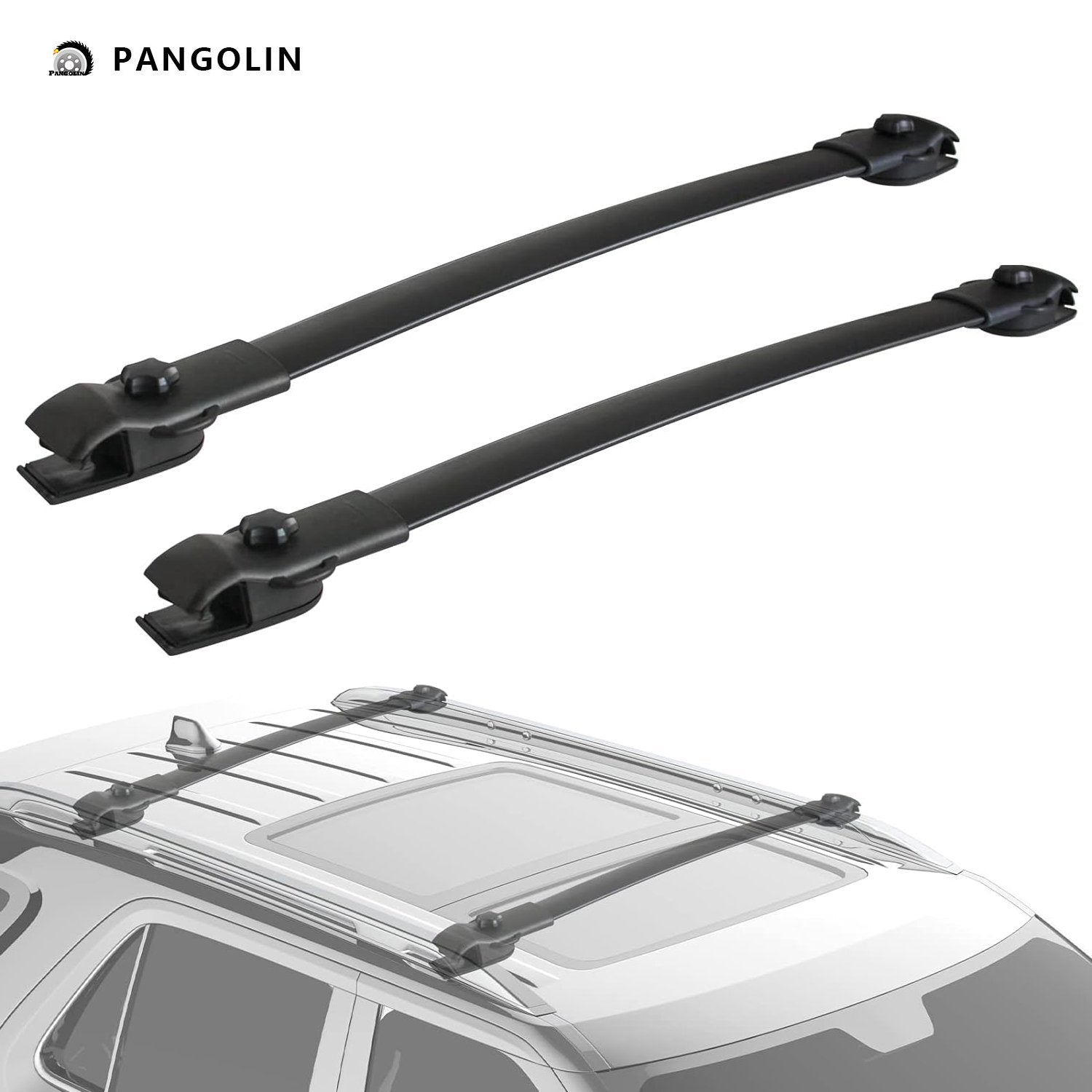 PANGOLIN Car Roof Rack Cross Bars Compatible with 2011-2020 Toyota Sie ...