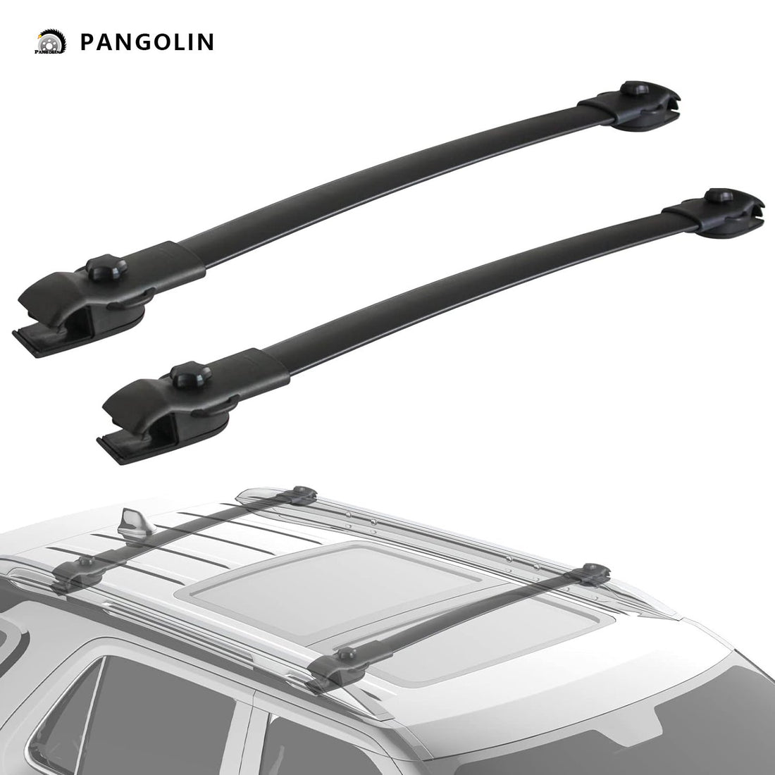 PANGOLIN Car Roof Rack Cross Bars Compatible with 2011-2020 Toyota Sie ...