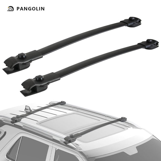 PANGOLIN Car Roof Rack Cross Bars Compatible with 2011-2020 Toyota Sienna Auto Top Roof Rails Aluminum Adjustable Roof Top Luggage Crossbars Cargo Load with Raised Side Rails