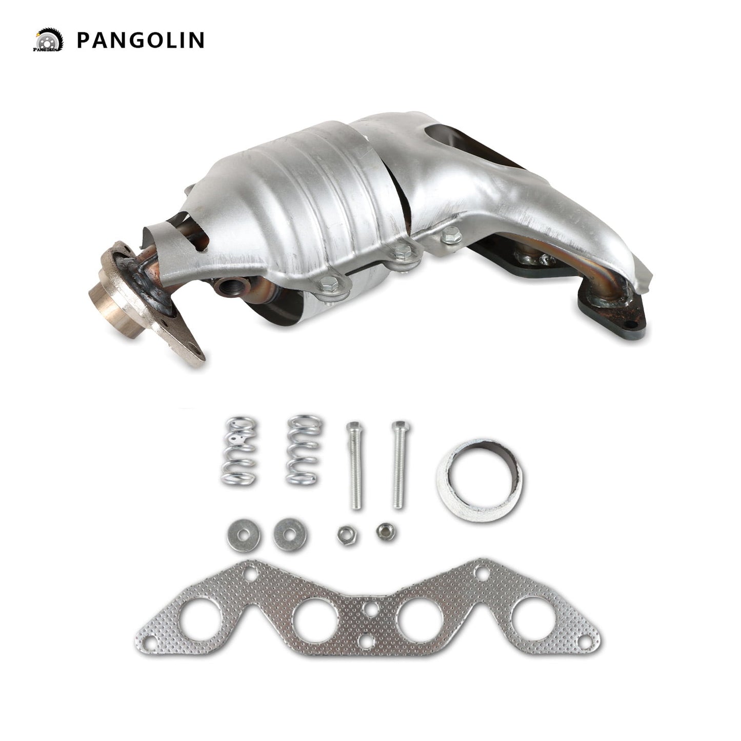 PANGOLIN Catalytic Converter Kit 16373 Fits for 2001 2002 2003 2004 2005 Honda Civic 1.7L EPA Exhaust Manifold Catalytic Converter Replacement Part OE 673-608, 674-608