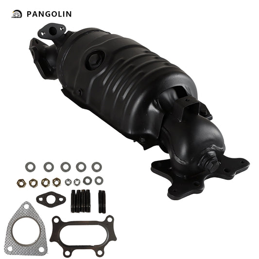 PANGOLIN Catalytic Converter Kit 16641 Compatible with 2006-2011 Honda Civic 1.8L Exhaust Manifold EPA Catalytic Converter Replacement Part OE 31391, 31357, 16448