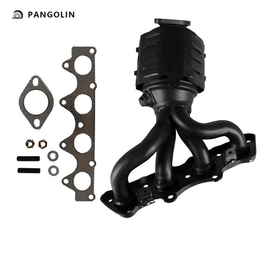 PANGOLIN Catalytic Converter Kit 16680 Fits for 2012-2016 Kia Rio Soul 1.6L 2012-2017 Hyundai Accent Exhaust Manifold with Gasket Hardware Replace Part