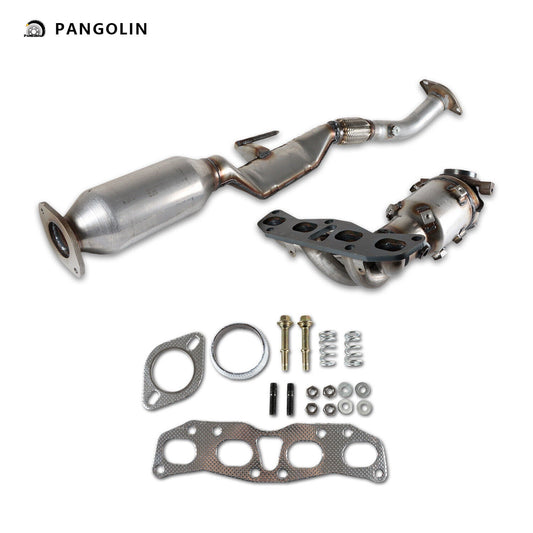 PANGOLIN Catalytic Converter Kit 40514 16456 Fits for 2002-2006 Nissan Altima 2.5L Front Rear EPA Catalytic Converter Replacement Part