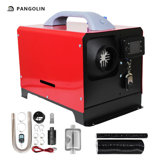 PANGOLIN  Diesel Air Heater, 8KW 12V Diesel Heater All in One with LCD Display, Remote Control, Silencer, Fast Heating for Thermostat Boat Motorhome Truck Trailer