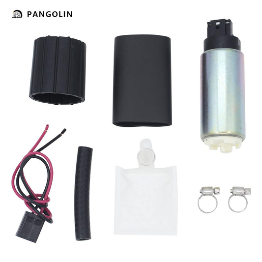 PANGOLIN Electric Fuel Pump High Performance 255LPH Electric PSI Intake Fuel Pump Kit Fit for Walbro GSS341 GSS342 with Installation Kit