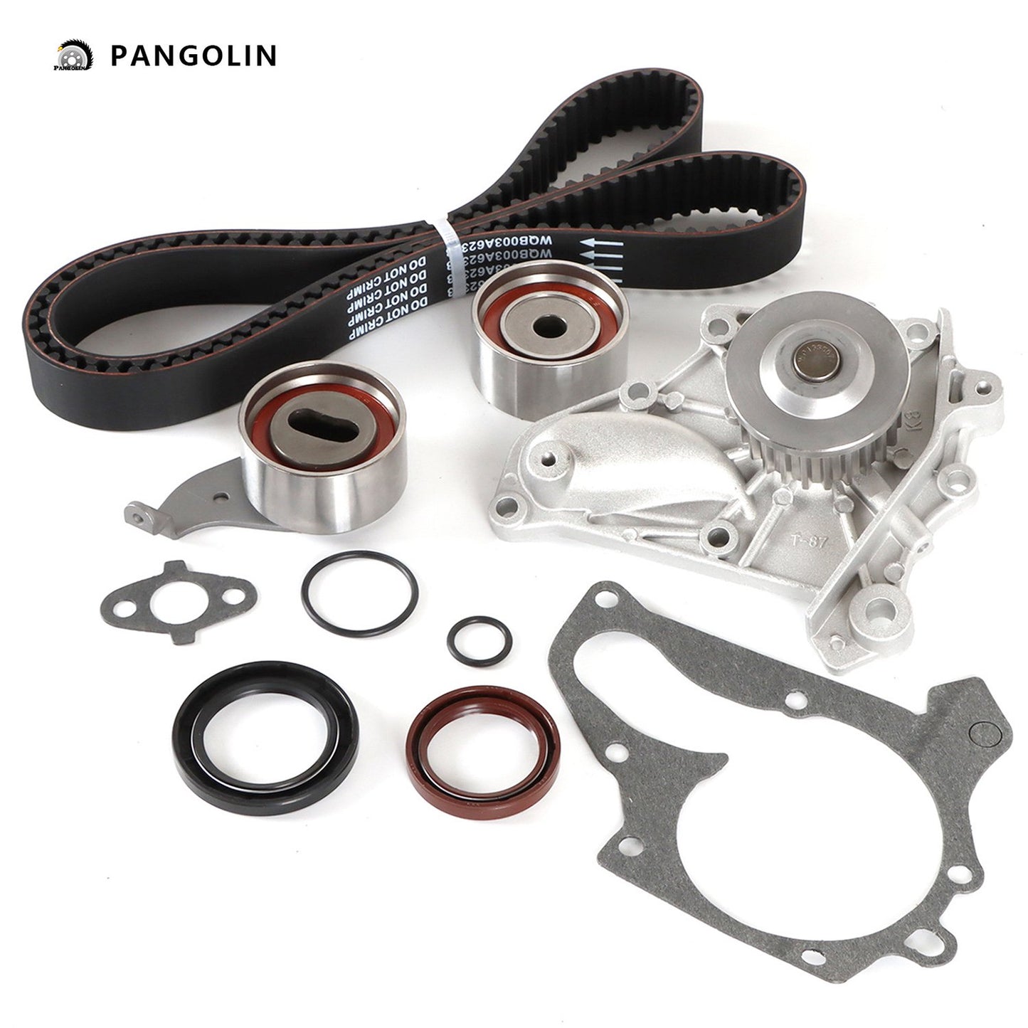 PANGOLIN Engine Timing Chain Kit Fit for 1987-2001 Toyota Camry, 1986-1999 Toyota Celica, 1991-1994 Toyota MR2, 1996-2000 Toyota RAV4 Timing Belt Kit Engine Replace Part OE TBK138, WP2021