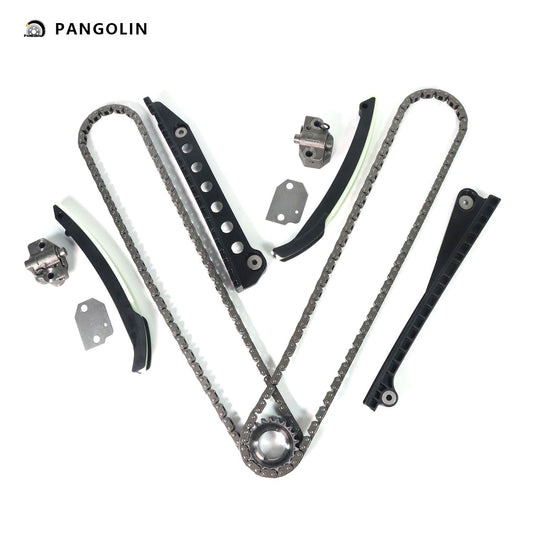 PANGOLIN Engine Timing Chain Kit Fit for 1997-2000 E-150 E-250 E-350 E-450 Excursion Expedition F-150 F-250 F-350, 1998-1999 Lincoln Navigator Timing Belt Kit Engine Replace Part OE 76099, 9-0391S