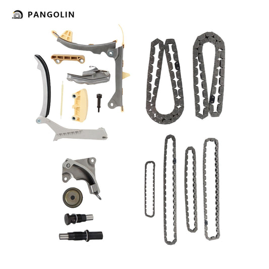 PANGOLIN Engine Timing Chain Kit Fit for 2001-2010 Mazda B4000, 1998-2010 Mercury Mountaineer, 1997-2010 Explorer Mustang Ranger Timing Belt Kit Engine Replace Part OE 4L2Z-6M290-AA