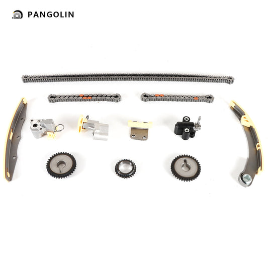 PANGOLIN Engine Timing Chain Kit Fit for 2004-2009 Nissan Quest, 2004-2008 Nissan Maxima, 2004-2006 Nissan Altima Timing Belt Kit Engine Replace Part OE 13070-7Y016, 13070-7Y011, 13070-7Y000